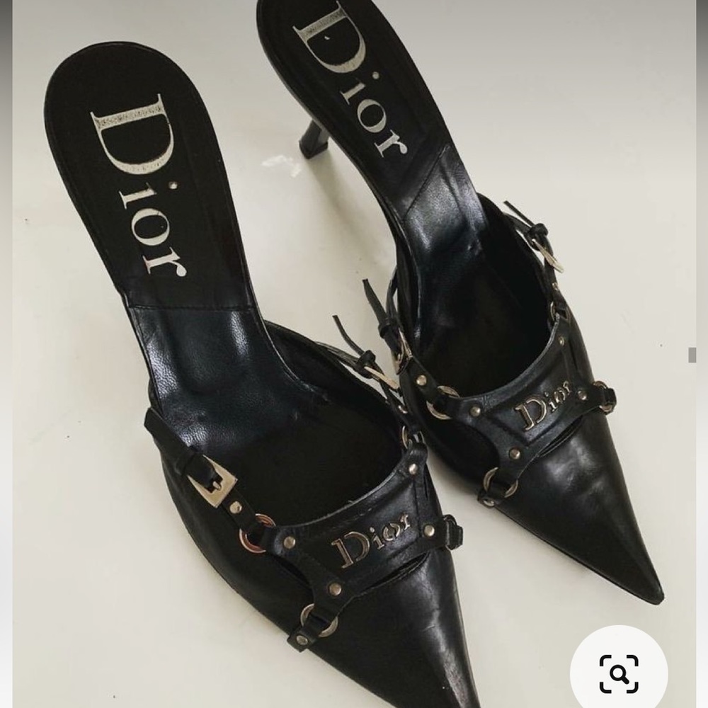 ISO Dior Bondage Mules Black Size 39 - 40.5